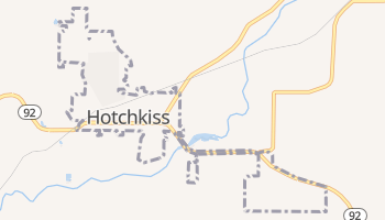 Hotchkiss, Colorado map