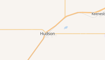 Hudson, Colorado map