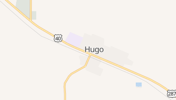 Hugo, Colorado map