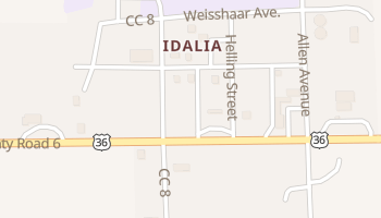 Idalia, Colorado map