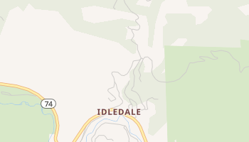 Idledale, Colorado map
