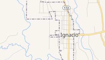 Ignacio, Colorado map