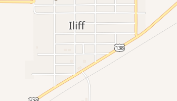 Iliff, Colorado map
