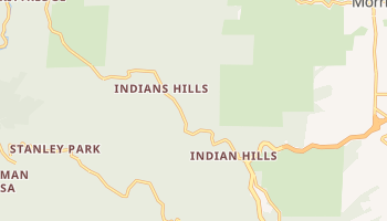 Indian Hills, Colorado map
