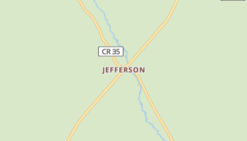 Jefferson, Colorado map