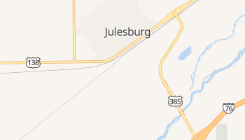 Julesburg, Colorado map