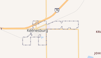Keenesburg, Colorado map