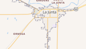 La Junta, Colorado map