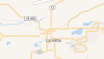 La Veta, Colorado map