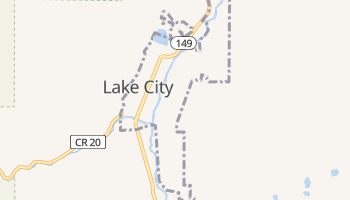 Lake City, Colorado map