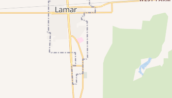 Lamar, Colorado map