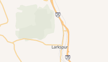 Larkspur, Colorado map