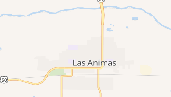Las Animas, Colorado map