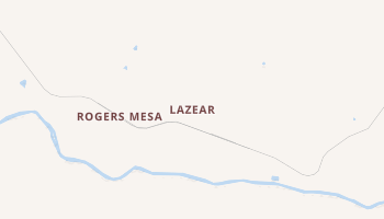 Lazear, Colorado map