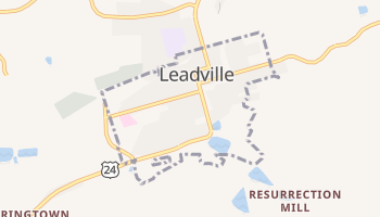 Leadville, Colorado map
