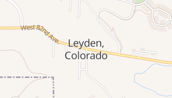 Leyden, Colorado map