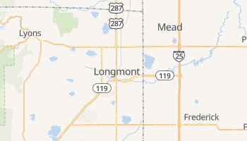Longmont, Colorado map