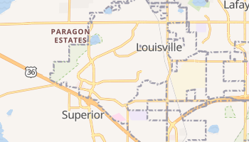 Louisville, Colorado map