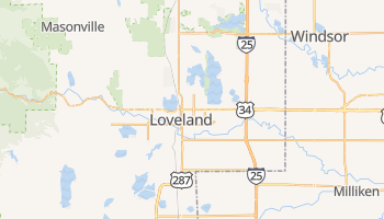 Loveland, Colorado map