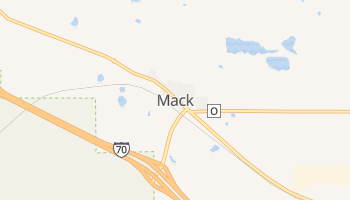 Mack, Colorado map