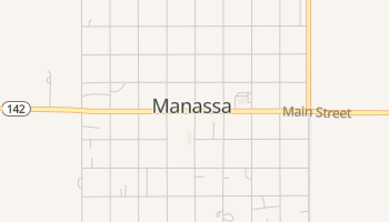 Manassa, Colorado map