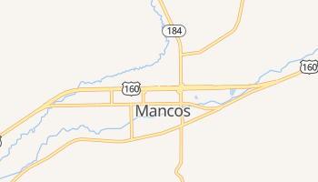 Mancos, Colorado map