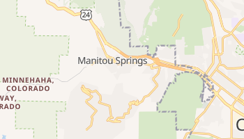 Manitou Springs, Colorado map