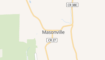Masonville, Colorado map