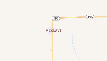McClave, Colorado map