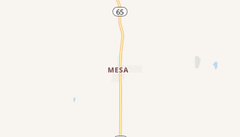 Mesa, Colorado map