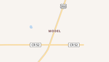 Model, Colorado map