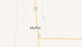 Moffat, Colorado map