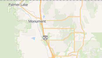 Monument, Colorado map