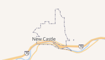 New Castle, Colorado map
