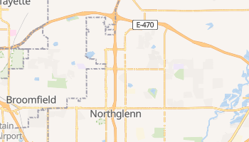 Northglenn, Colorado map