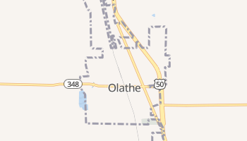 Olathe, Colorado map