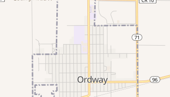 Ordway, Colorado map