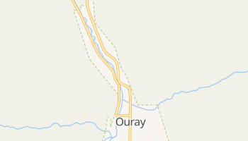 Ouray, Colorado map