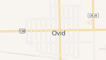 Ovid, Colorado map
