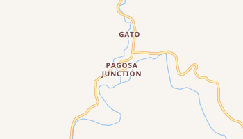 Pagosa Junction, Colorado map