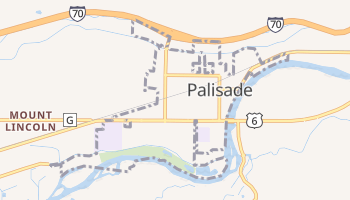 Palisade, Colorado map