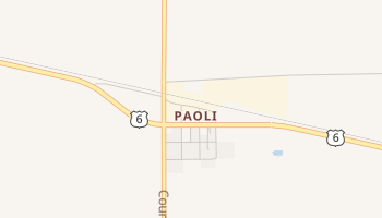 Paoli, Colorado map