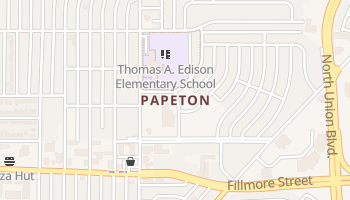 Papeton, Colorado map