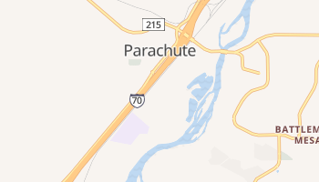 Parachute, Colorado map