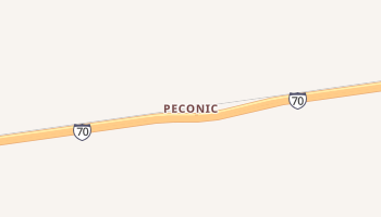 Peconic, Colorado map