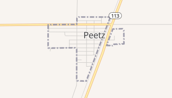 Peetz, Colorado map