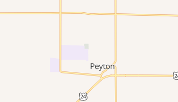 Peyton, Colorado map