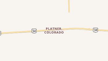 Platner, Colorado map
