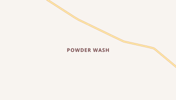 Powder Wash, Colorado map