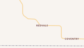 Redvale, Colorado map